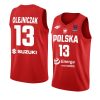 poland fiba eurobasket 2022 dominik olejniczak red away jersey