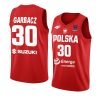 poland fiba eurobasket 2022 jakub garbacz red away jersey