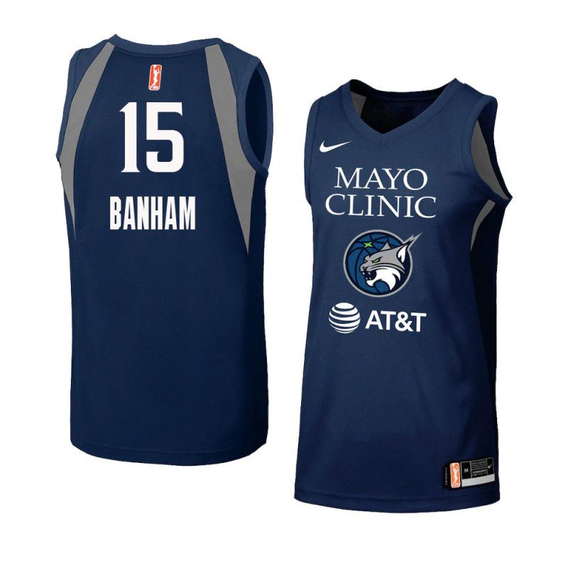 rachel banham women's jersey swingman navy 2021