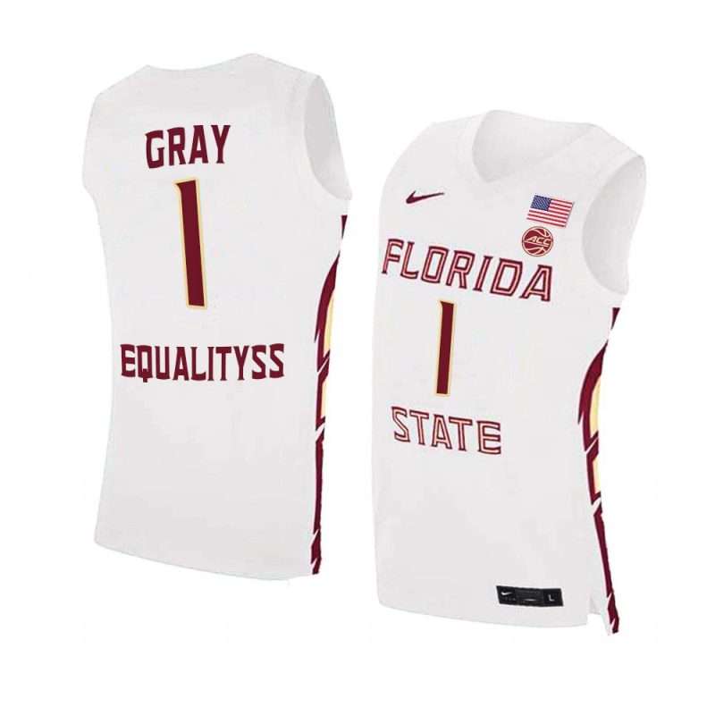 raiquan gray swingman jersey basketball white