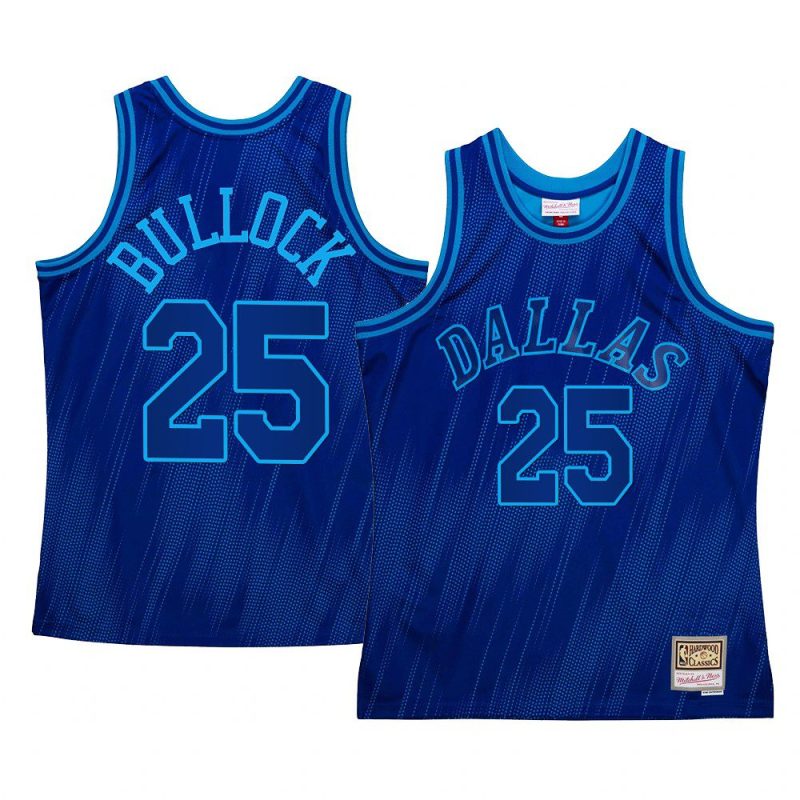 reggie bullock jersey monochrome blue mitchell ness