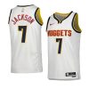 reggie jackson nuggetsjersey 2022 23association edition wh