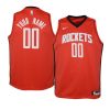 rockets custom icon jersey youth red 2019 20