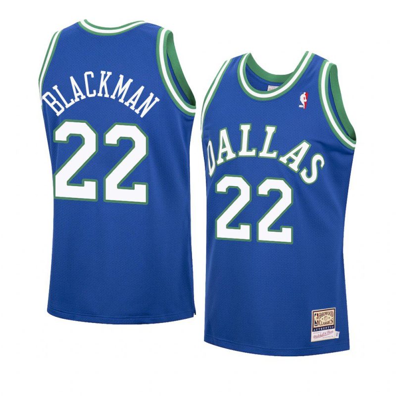 rolando blackman authentic jersey hardwood classics blue