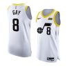 rudy gay 2022 23jazz jersey association editionauthentic white