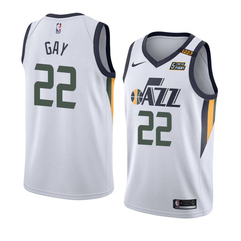rudy gay jersey association edition white