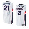 rui hachimura retro jersey march madness final four white