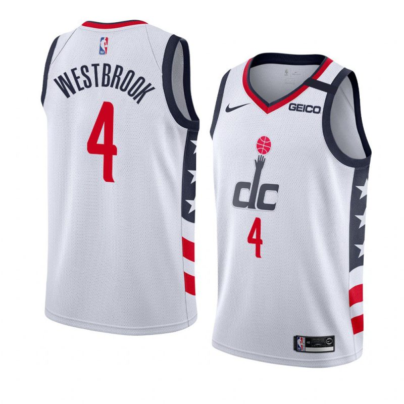 russell westbrook city edition jersey white