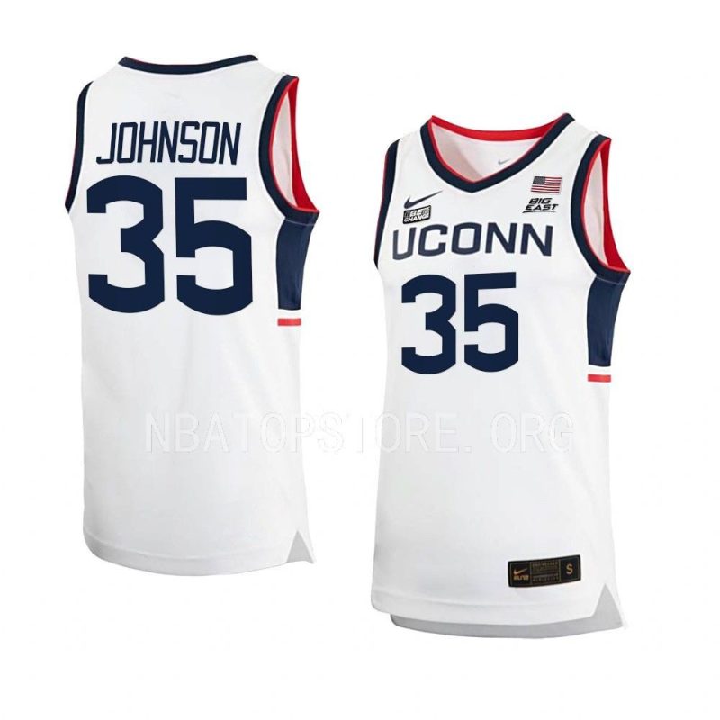 samson johnson replica jersey home basketball white 2022 23