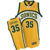 seattle supersonics 35 soul swingman yellow jersey