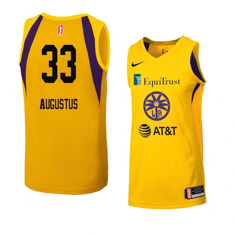 seimone augustus women's jersey swingman yellow 2021