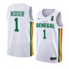senegal fiba basketball world cup maurice ndour white home jersey