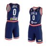 serbia 2023 fiba basketball world cup nikola jovic navy shorts set jersey
