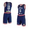 serbia 2023 fiba basketball world cup vladimir lucic navy shorts set jersey