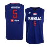 serbia fiba u18 european championship 2022 ilija milijasevic blue jersey