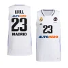 sergio llull real madrid 11th euroleague champions home shirtjersey white