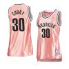 seth curry women 75th anniversary jersey rose gold pink