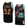 shaquille o'neal 1996 all star jersey reload 3.0 black mitchell ness