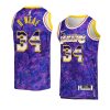 shaquille o'neal camo select series jersey purple