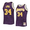 shaquille o'neal hardwood classics jersey wildlife purple