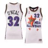 shaquille o'neal jersey 1995 nba all star white eastern conference men's