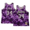shaquille o'neal jersey galaxy purple