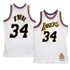 shaquille o'neal jersey hardwood classics white 1984 85