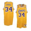 shaquille o'neal jersey throwback gold
