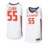 skyy clark basketball jersey home white 2022 23