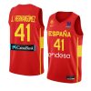 spain 2022 fiba eurobasket final juancho hernangomez red away jersey