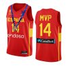 spain 2022 fiba eurobasket mvp willy hernangomez red away jersey