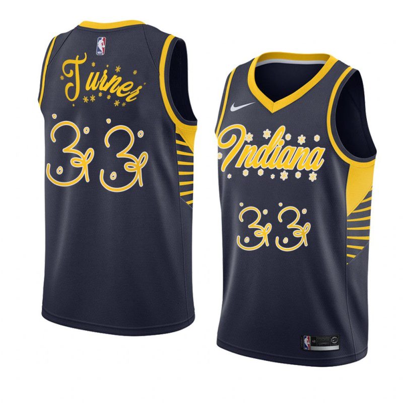 special edition myles turner jersey 2020 christmas night navy