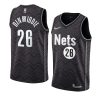 spencer dinwiddie jersey authentic black earned edition men's