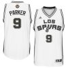 spurs 9 tony parker 2015 noches enebea white jersey