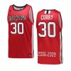 stephen curry commemorative classic jersey retired number red