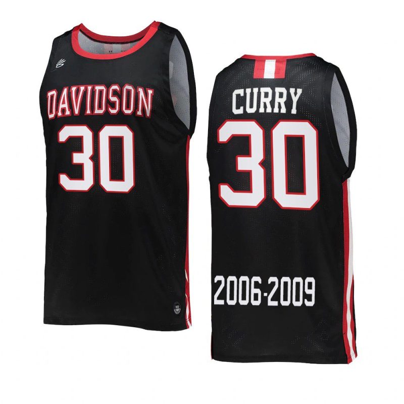 stephen curry commemorative jersey 2006 09retired number black