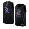 stephen curry jersey iridescent black 2021 hwc limited men