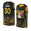 stephen curry warriors dubs city mvp blackjersey screen print graphics