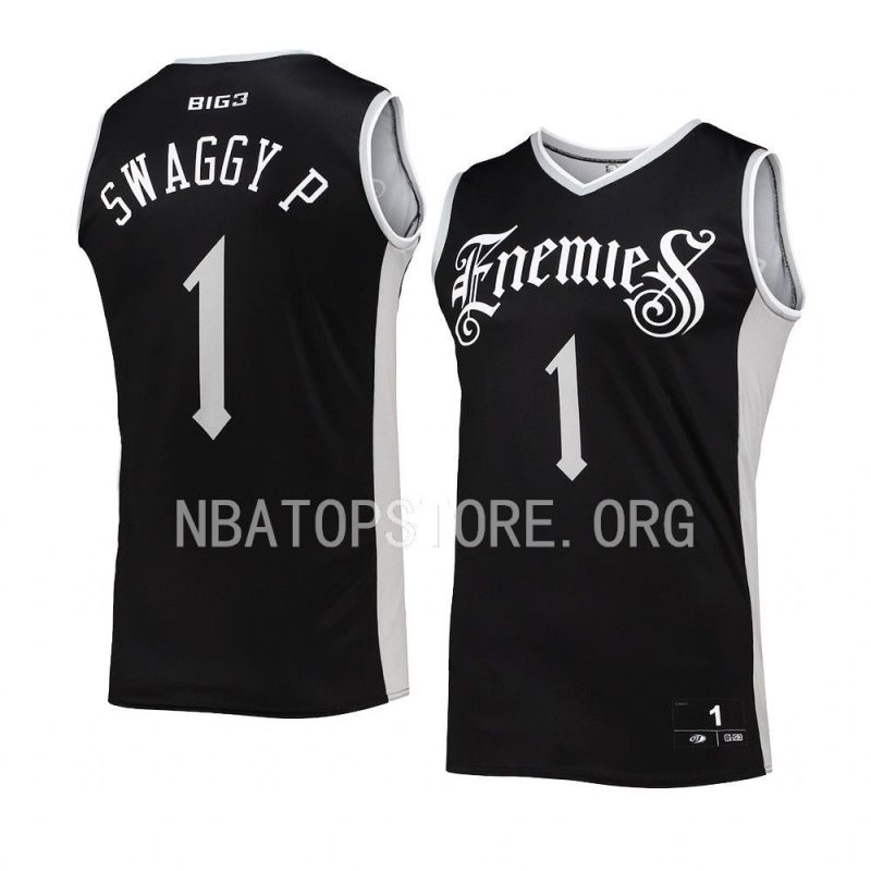 swaggy p replica jersey enemies black 0a