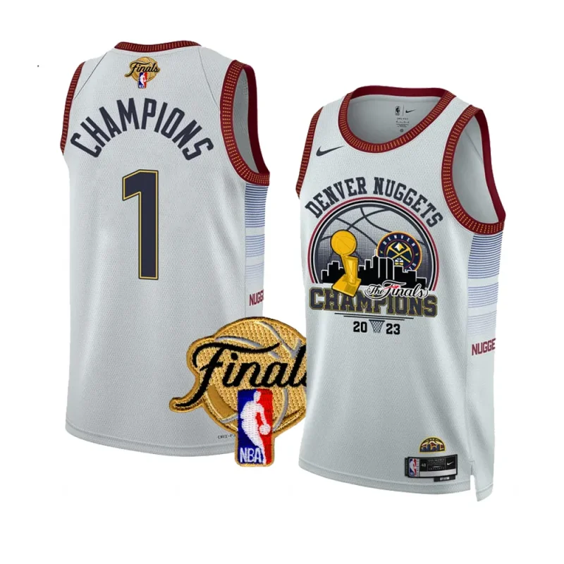 swingman jersey 2023 nba final champions white