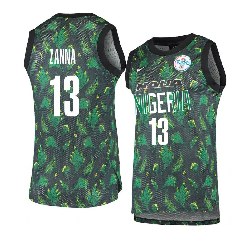 talib zanna replica jersey 2021 tokyo olymipcs green black