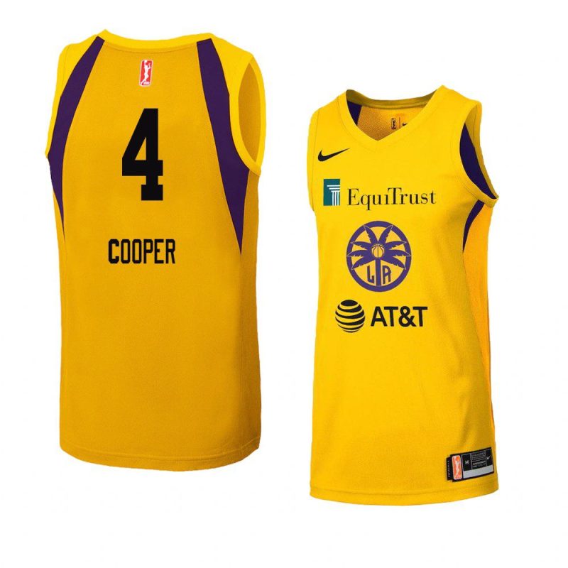 te'a cooper women's jersey swingman yellow 2021