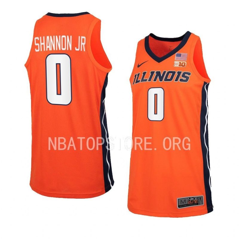 terrence shannon jr. jersey replica basketball orange 2022 23