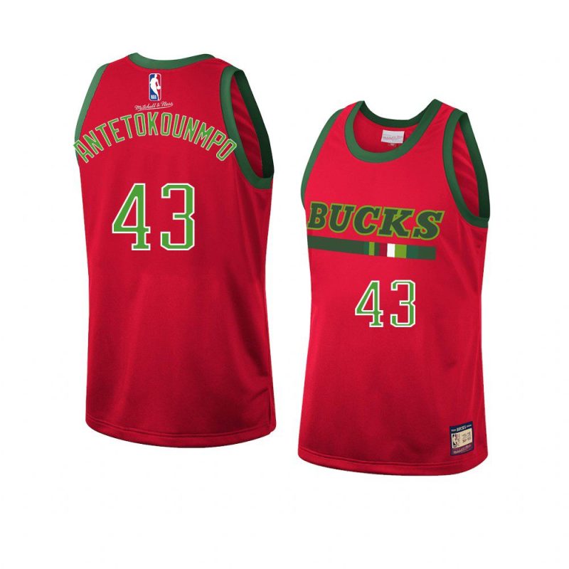 thanasis antetokounmpo fashion jersey hardwood classics red