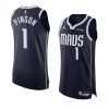 theo pinson 2022 23mavericks jersey statement editionauthentic navy