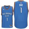 thunder 1 dad logo fathers day road jersey blue