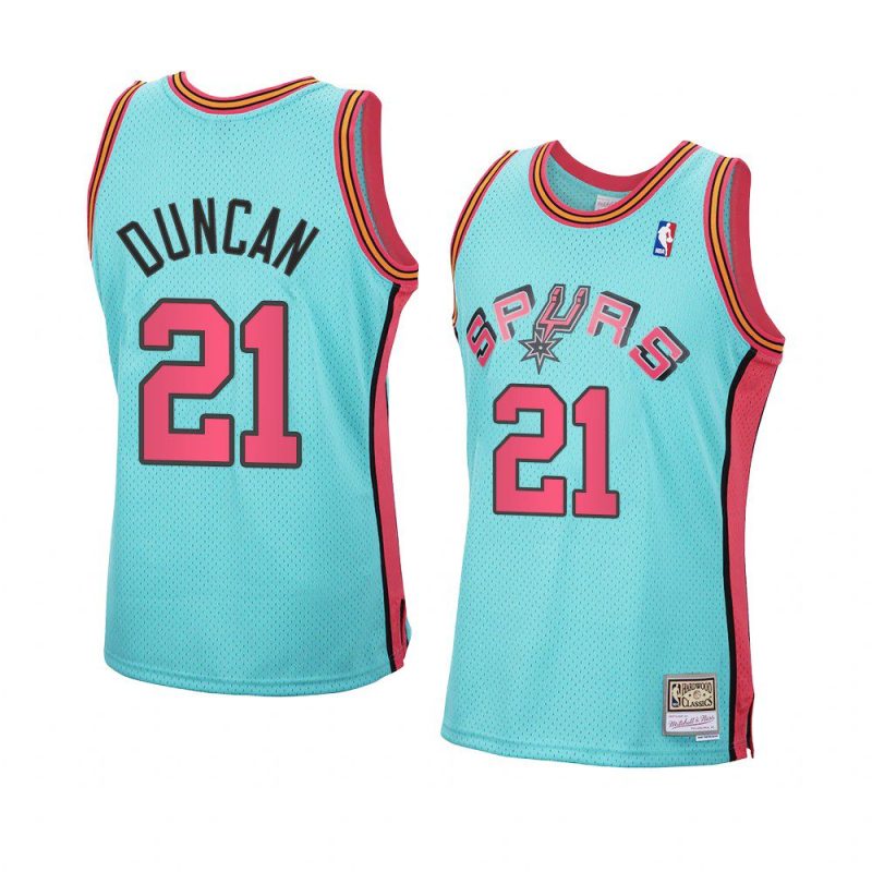 tim duncan jersey reload hardwood classics blue