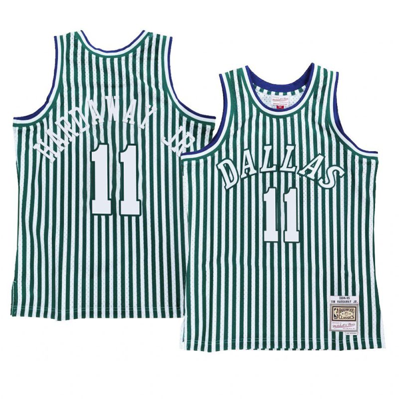 tim hardaway jr. jersey striped green men's