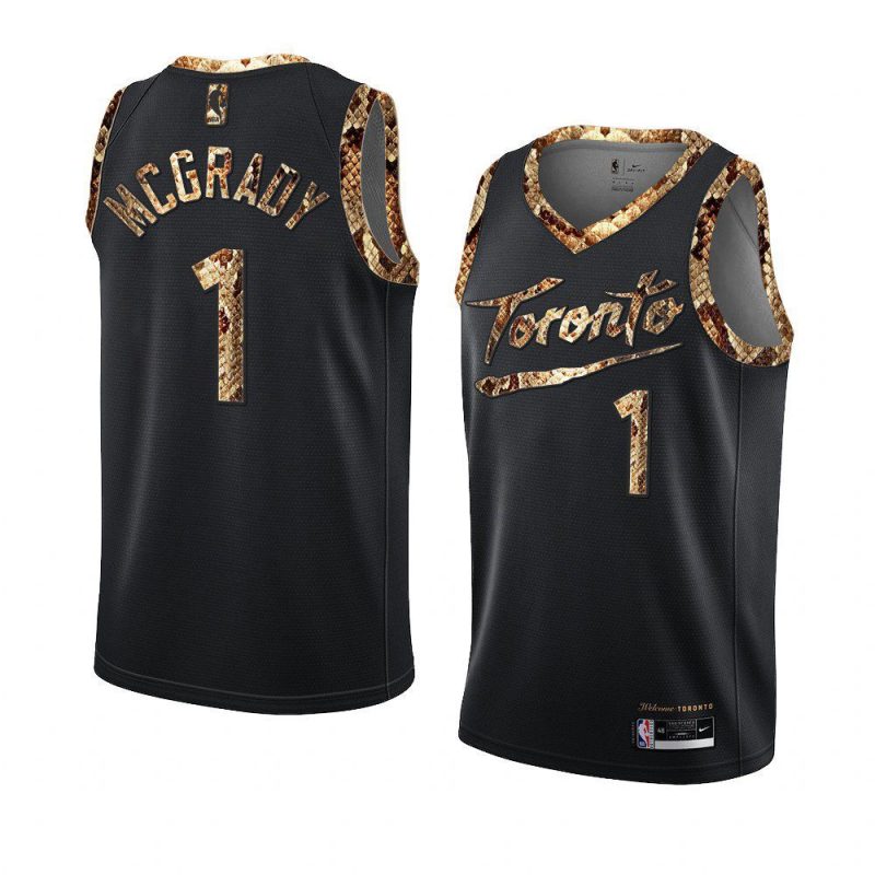 tracy mcgrady 2021 exclusive edition jersey python skin black