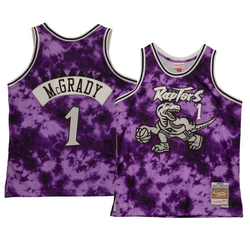 tracy mcgrady jersey galaxy purple